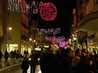  la rue Emile Zola de nuit en période de fêtes